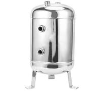 Stainless Steel HIGH Pressure Gas Storage Tank Vertical 5 Port 10L AIR Reservoir Vacuum Buffer