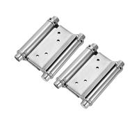 Stainless Steel Hinge 2Pcs Stainless Steel Hinge Double Action Spring Design 90 Degree Rotation for Cafe Counter Door Furniture Window