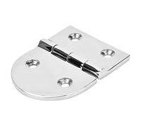 Stainless Steel Hinge | 316 Mirror Polished Door Hinge 80x64x4.5mm | Rustproof Cabinet/Closet/Furniture Hinge | Smooth Edges, Easy Install