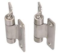 Stainless Steel Hinge Heavy Duty 58x59mm Industrial Door Hatch Locker 2PK