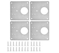 Stainless Steel Hinge Side Plate KIT for Cabinet Door Repair Home Kitchen