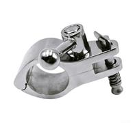 Stainless Steel Hinged Pipe Clamp Built for Bimini Top Structural Integration on Aluminum and Fiberglass Boats (22mm)