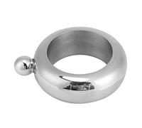 Stainless Steel Hip Flask Bracelet, 100ml, Silver, Wrist Wearable Liquor Container with Funnel, Portable Travel Flask for Whiskey