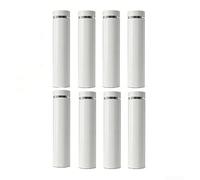 Stainless Steel Hollow Advertising Nails - For Acrylic Glass Mirror Frame Support, Modern Minimalist Display Stand Fixings with Adjustable Covers, Black White(AK White)