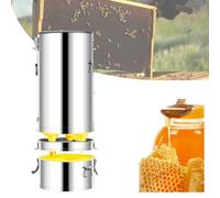 Stainless Steel Honey Extractor, Manual Honey Extractor With Double Filter, Bee Keeping Equipment For Home Use And Professional Beekeeping Stainless Steel (Suitable For Honeycombs: