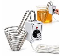 Stainless Steel Honey Melter, Spiral Honey Heater for Crystallized Honey | Adjust from 30-80°C with a thermostat and heat sensor; the coil cleans with warm soapy water after use