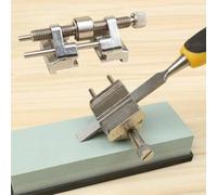 Stainless Steel Honing Guide for Chisel and Plane, Adjustable 5-82mm Sharpening Jig with Roller for Woodworking Carving Tools(Stainless Steel Roller HONING Guide)