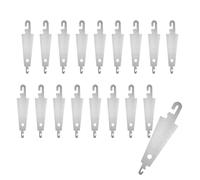 Stainless Steel Hook Needle Threader 20pcs Embroidery Cross Stitch Needle Threading Tools Hand Machine Sewing DIY Tool Needle Threaders for Large Eye Needles DIY Sewing Supplies Accessory