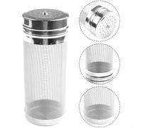 Stainless Steel Hop Sieve 300 Micrometres, Brewing Aid for Yeast Wheat, Beer Brewing Filter Insert for Brewing Pan, Compatible with Brewing Kettle, for Clearer Beer and Better Taste (S)