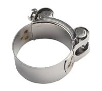 Stainless Steel Hose Clamps Heavy Duty T Exhaust Pipe Clips Tube Fixing Clamps Metal Fastener Repair Clamps Tools Hardware,17,19mm