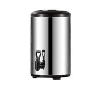 Stainless Steel Hot & Cold Water Urn Insulated Beverage Dispenser | Double-Wall Insulation, Large Capacity Urn, Foldable Stand Spigot, Food Grade Material, for Catering Parties & Bubble Tea Sho
