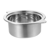 Stainless Steel Hot Pot Pot 1.5l with Handle for Soup | Food-grade Silver Finish, Space-saving Design Smooth Interior and Stable Base, for Home Cooks and Gatherings