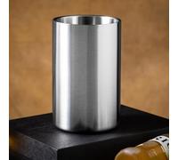 Stainless Steel Ice Bucket 1.6L with Double Wall Build for Chilled Drink Presentation Including For Champagne Beer Cider On Table