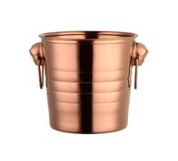 Stainless Steel Ice Bucket for Champagne and Wine Elegant Barware for Serving at Parties Weddings and Celebrations (B, 26cm)