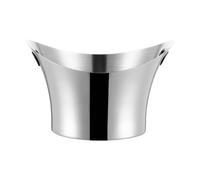 Stainless Steel Ice Bucket Large Capacity Champagne Cooling Tool For Banquets And Barbecues Metal Pail With Handle Bucket For Banquets