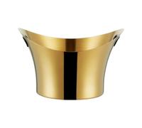 Stainless Steel Ice Bucket Large Capacity Champagne Cooling Tool For Banquets And Barbecues Metal Pail With Handle Bucket For Banquets