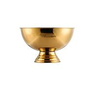Stainless Steel Ice Bucket Stainless Steel Ice Bucket for Wine Parties BBQ Buffet Multicolor(Golden 1)