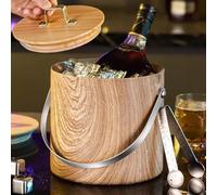 Stainless Steel Ice Bucket with Lid and Tongs, Double-Walled Beverage Tub for Parties, Weddings, BBQs - Keeps Drinks Chilled for Hours
