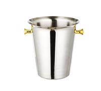 Stainless Steel Ice Buckets 2L Champagne Bucket for Christmas Party, Outdoor Bar Use for Wine or Champagne Bottles(Silver)