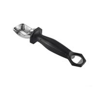 Stainless Steel Ice Cream Ball Scooper for Quick and Easy For Dessert Preparation (Black)