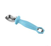 Stainless Steel Ice Cream Ball Scooper for Quick and Easy For Dessert Preparation (blue)