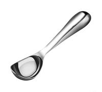 Stainless Steel Ice Cream Scoop, 304 Heavy Duty METALs Spoon with Ergonomic Handle for Cookie, Watermelon, Dough, Dishwasher Safe Kitchen Gadget, Silver