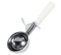 Stainless Steel Ice Cream Scoop, Colorful Kitchen Scoop with Plastic Handle (8CM)