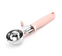 Stainless Steel Ice Cream Scoop, Ice Ball Maker, Watermelon Spoon, Icecream, Yogurt, Cookie Dough, Kitchen Tools(Pink)