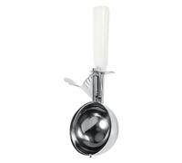 Stainless Steel Ice Cream Scoop, Non Stick Durable Ergonomic Squeeze Trigger Food Fruit Scoop with Non Slip Handle for Ice Cream Melon Cookie Dough Meatballs(8CM)