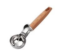 Stainless Steel Ice Cream Scoop, Stainless Steel Ice Ball Maker for Biscuit Baking, Dishwasher-Safe Portioning Aid for Cupcakes, Picnics, Household