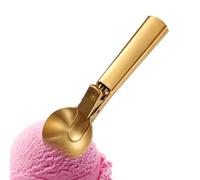 Stainless Steel Ice Cream Scoop with Trigger Mechanism for Kitchen Ice Cream Scoop, Sandwich Spoon, Dessert Buffet Party Kitchen Home Fruit Candy Popcorn Watermelon