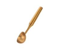 Stainless Steel Ice Cream Scoops Stacks Ice Cream Digger Non-Stick Fruit Ice Ball Maker Watermelon Ice Cream Tool(Gold)