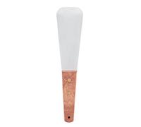 Stainless Steel Ice Cream Shovel with Wooden Handle Professional Dessert Spade Butter Cutter Kitchen Utensil for Serving Hard Ice Cream and Frozen Desserts 9.4 Inches