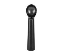 Stainless Steel Ice Cream Spoon Portable Aluminum Alloy Scoop Home Kitchen Tools(Black)