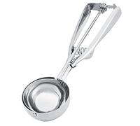 Stainless Steel Ice Cream Spoon Scoop, Big Size Kitchen Accessories, Durable Non - - Comfortable Grip, Spring Design Effort Saving, Ideal for Creamy Ice Cream and Fruits (58mm)
