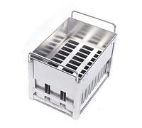 Stainless Steel Ice Lolly Popsicle Molds Kit Ice Pop Lolly Popsicle Ice Cream Stick Holder + Cleaning Brush(30Pcs Style 1)