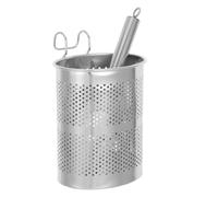 Stainless Steel Ice Maker Scoop with Holder Bracket for Countertop Makers | Integrated Cradle Set, Strong Support Base, Arc Head Design, for Bars and Restaurants, Silver Finish