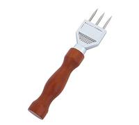 Stainless Steel Ice Pick, Ice Chisel Removal Crusher with Wood Handle for Kitchen Restaurant Bar Bartender