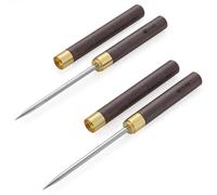 Stainless Steel Ice Pick & Ice Crusher with Safety Cover - Heavy Duty Barware Tool for Cocktails, Whisky, Gin & Kitchen - Great Gift for Men & Father's Day (9 Inch) (Pack of 2)