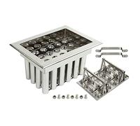 Stainless Steel Ice Pop Stick Mold Efficient Making Machine Silver 304 Material for Homemade Ice Cream Lovers