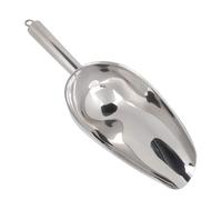 Stainless Steel Ice Scoop, 24oz Sweet Food Scoop Trapezoid Shape All Purpose Scoop with Flat Bottom Ice Shovel Scooper for Flour Bar Barbecue Ice Bucket Kitchen Buffet Party