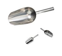 Stainless Steel Ice Scoop Shovel, 1 PCS Stainless Steel Ice Scoop Party Bar Buffet Kitchen Sugar Flour Dry Goods Shovel Bar Food Measuring Scoop Shovel(9 inch)