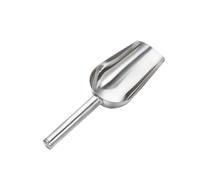 Stainless Steel Ice Scoop Shovel, 1Pcs Stainless Steel Ice Scoop Bar Pub Home Kitchen Ice Cubes Spice Sugar Flour Nut Scoop Kitchen Gadget Round Shovel Scoop(10 inch)