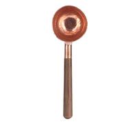 Stainless Steel Ice Scoop,Utensil for Food Sweet ,Wood Handle Living Coffee Scoop, Teaspoon Measuring for Coffee Tea Sugar Salt, Hammered Multi Function Coffee Measuring Spoon Measuring Metal Spoon