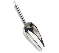 Stainless Steel Ice Scoops Ergonomic Handle Scooper Multipurpose Kitchen Tool for Food Grains and Space Saving Storage Space Saving Hangable Ice Shovel