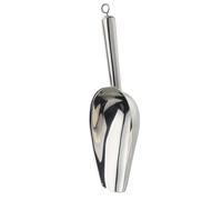 Stainless Steel Ice Scoops Ergonomic Handle Scooper Multipurpose Kitchen Tool for Food Grains and Space Saving Storage Multipurpose Kitchen Ice Shovel for Food Handling