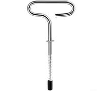 Stainless Steel Ice Screw Set 8in Rust Proof Winter | 304 grade stainless, rust proof coating, 8x4.5 inch size, harsh weather ready, long lasting durability