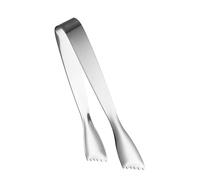 Stainless Steel Ice Tongs Rustproof Ergonomic Handlebar Tender Tool Home Cocktail Kitchen Practical Stainless Steel Ice Clamp