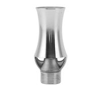 Stainless Steel Ice Tower Cascade Cedar Water Fountain Nozzle Cascade Cedar Style Ice Tower Snow Pine Fountain Nozzle Head 1/2 Inch Internal Thread 3/4 Inch External Thread