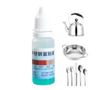 Stainless Steel Identifying Reagent | Fast Acting Multifunctional Portable 12ml | Metal Test Reagent | for Cutlery Cookware Tableware Building Materials Workshop